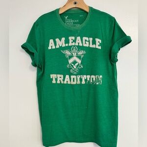 American Eagle Outfitters Green T-Shirt